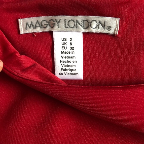 Maggy London Dress “Colorblock Scuba Midi Dress” - Picture 5 of 8